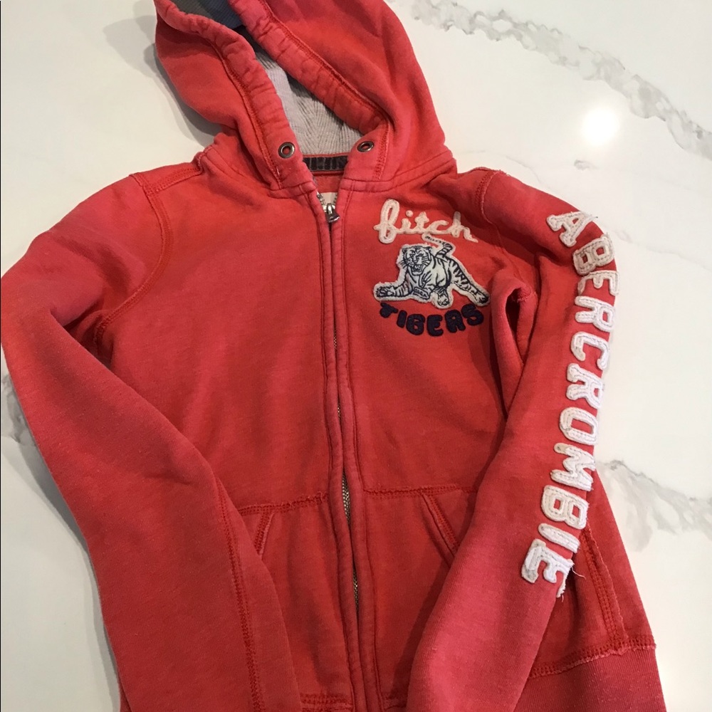 Girls Abercrombie kids zip up hoodie sweater